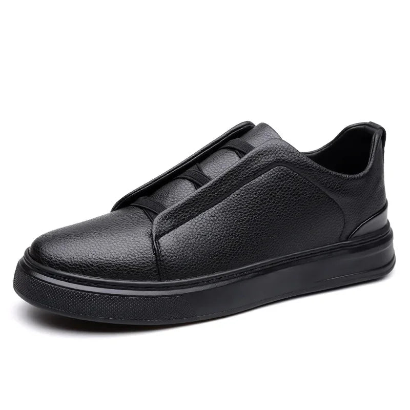 Men's Pebbled Leather Dress Shoes - Formal Occasion