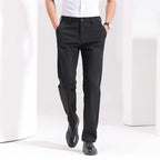 Men's Slim Fit Cotton Trousers - Everyday Casual