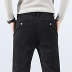 Men's Slim Fit Cotton Pants - Everyday Casual