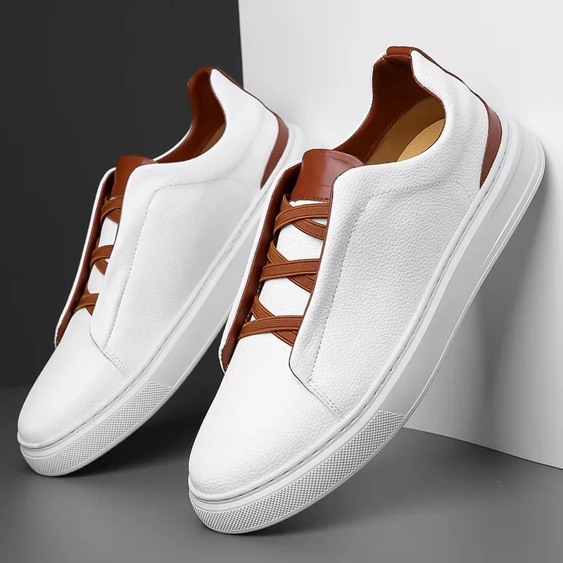Men's Pebbled Leather Dress Shoes - Formal Occasion