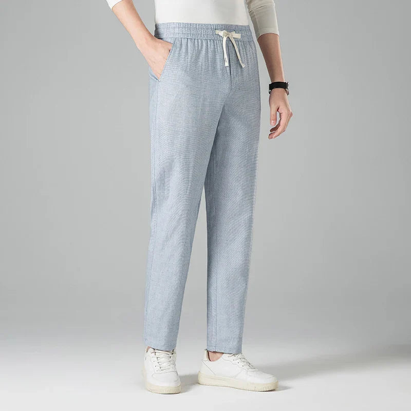 Men's Linen Trousers - Relaxed Fit