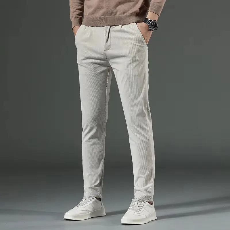 Men's Slim Fit Chino Pants - Business Casual