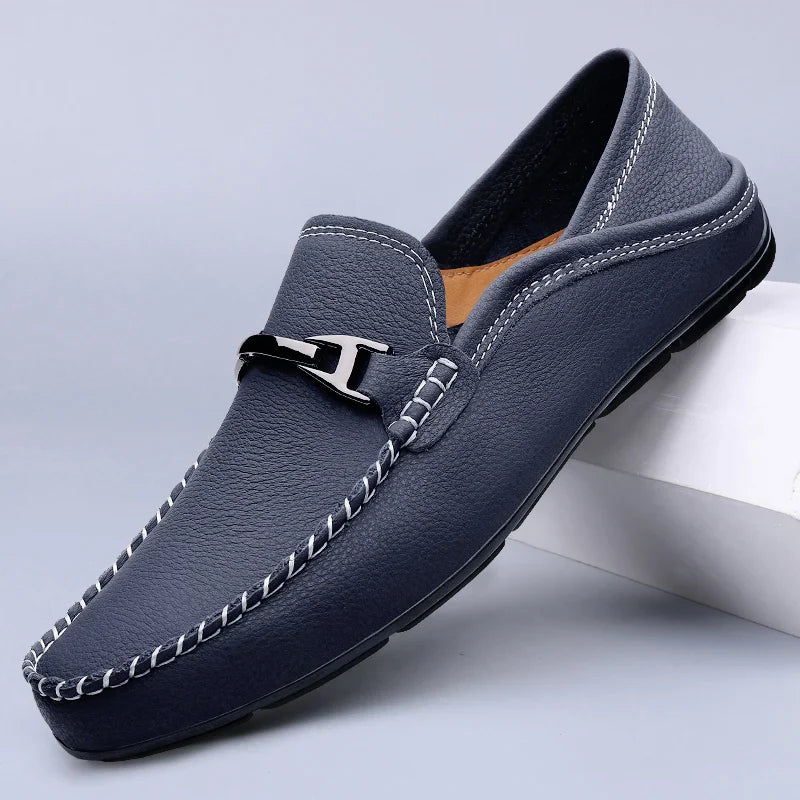 Men's Leather Loafers - Classic Fit