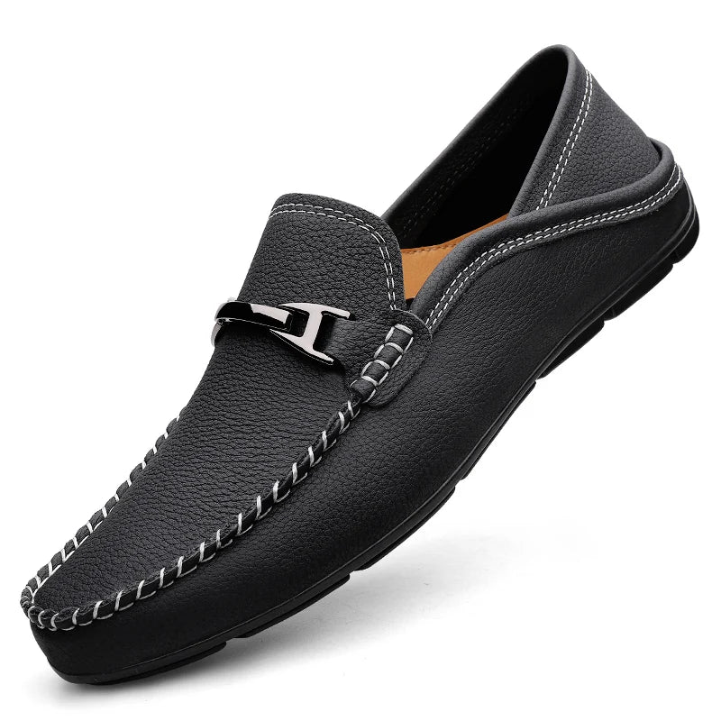 Men's Leather Loafers - Classic Fit