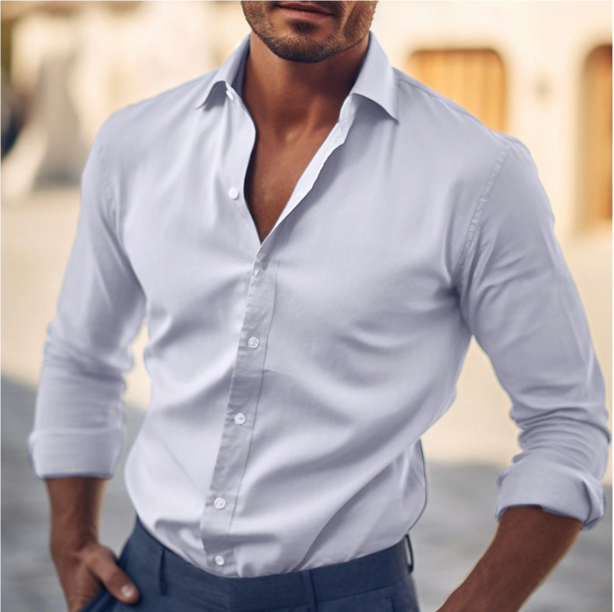 Men's Regular Fit Cotton Shirt - Casual Everyday Wear