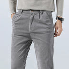 Men's Slim Fit Cotton Pants - Everyday Casual