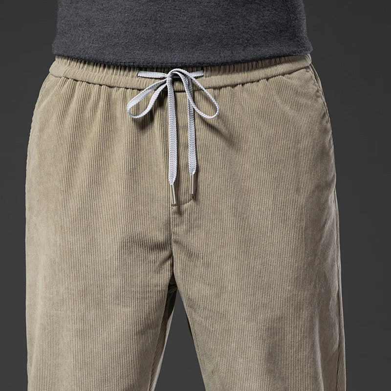Men's Corduroy Pants - Relaxed Fit Casual