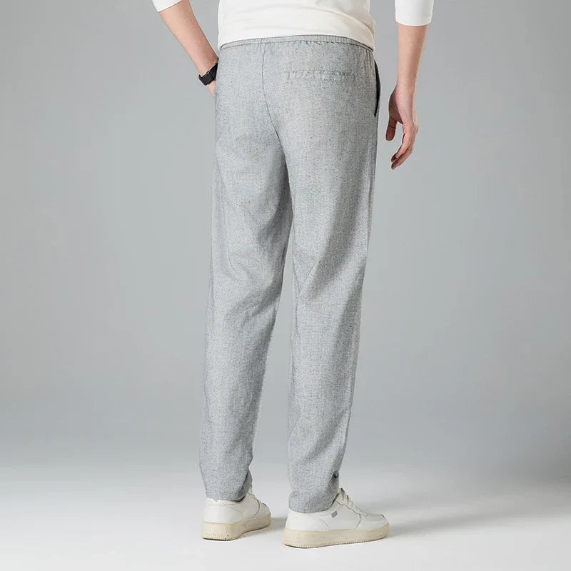 Men's Linen Trousers - Relaxed Fit