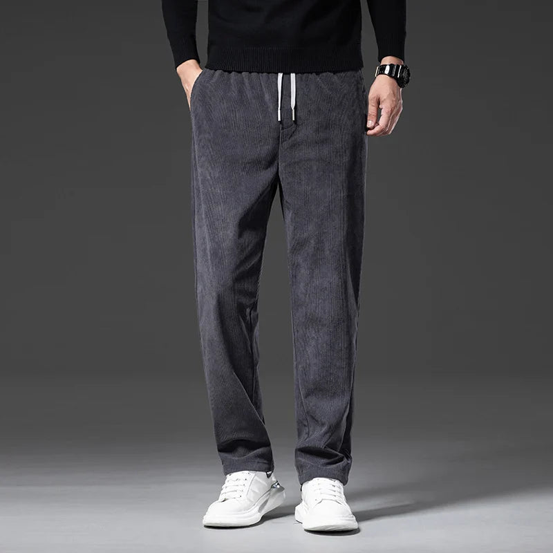 Men's Corduroy Pants - Relaxed Fit Casual