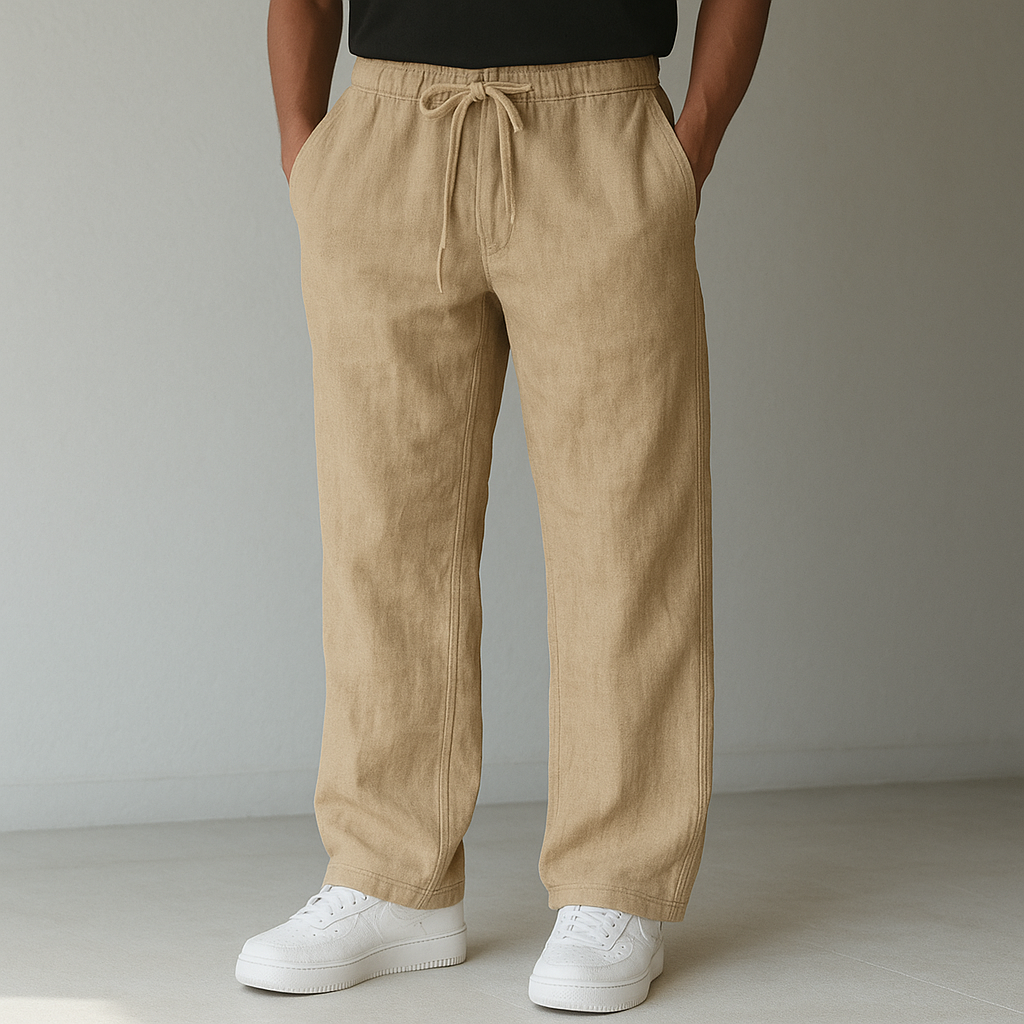 Women's Linen Pants - Relaxed Fit