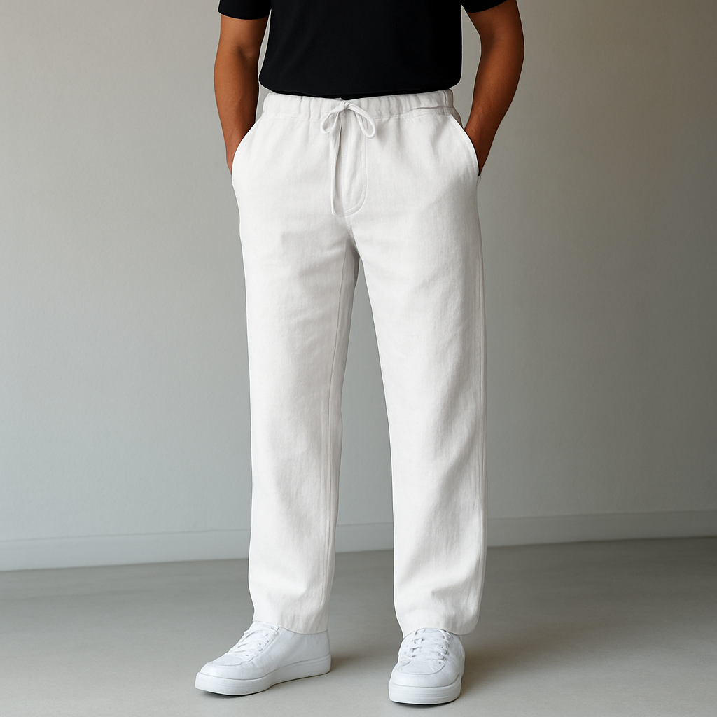 Women's Linen Pants - Relaxed Fit