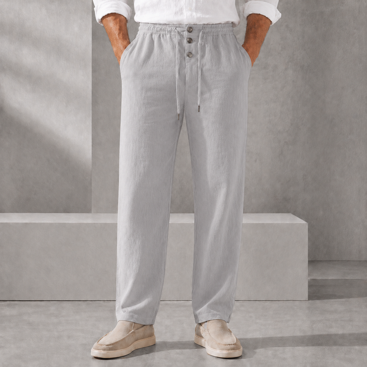 Women's Linen Pants - Relaxed Fit