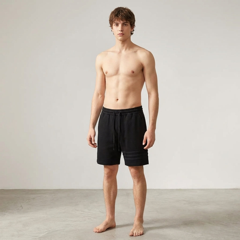 Men's Relaxed Fit Striped Shorts