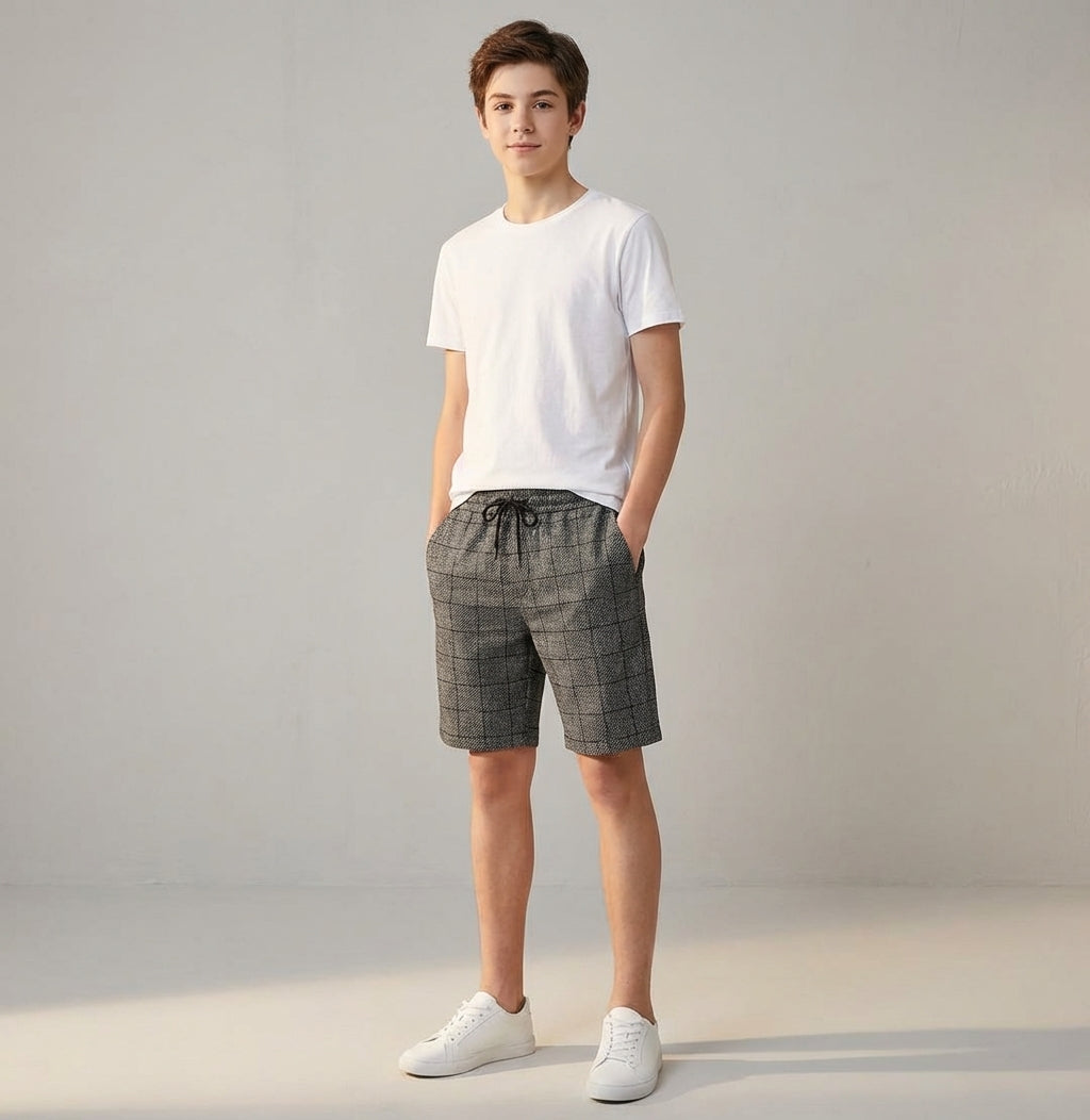 Men's Plaid Lounge Shorts
